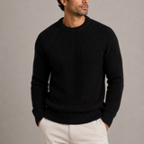 Men’s Heavyweight Fisherman Rib Knit Sweater