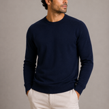 Men’s Crew Neck Fine Knit Sweater