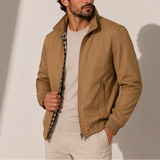 Men’s Bomber Jacket – Stand Collar Lightweight Casual Zip-Up