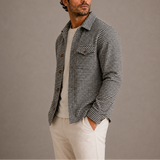 Men’s Houndstooth Shirt Jacket