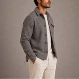 Men’s Houndstooth Shirt Jacket