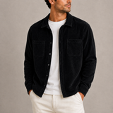 Men’s Corduroy Overshirt Jacket – Long Sleeve Button-Up