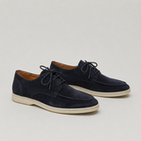 Men’s Suede Loafers – Smart Casual Lace-Up Design