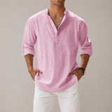 Men’s Cotton Linen Shirt | Lightweight Breathable Summer Shirt