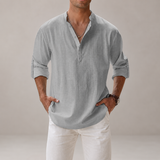 Men’s Cotton Linen Shirt | Lightweight Breathable Summer Shirt