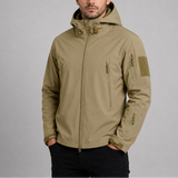 Men's Waterproof Tactical Jacket | Hooded Windproof Outdoor Softshell Coat