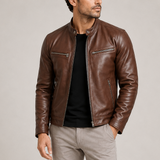 Men’s Vintage Leather Jacket – Timeless Style, Premium Comfort & Everyday Versatility