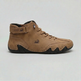Men's Waterproof Suede High Top Boots | Cushioned Comfort