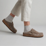 Unisex Clogs | Suede Look with Adjustable Buckle