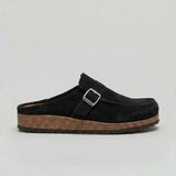 Unisex Clogs | Suede Look with Adjustable Buckle